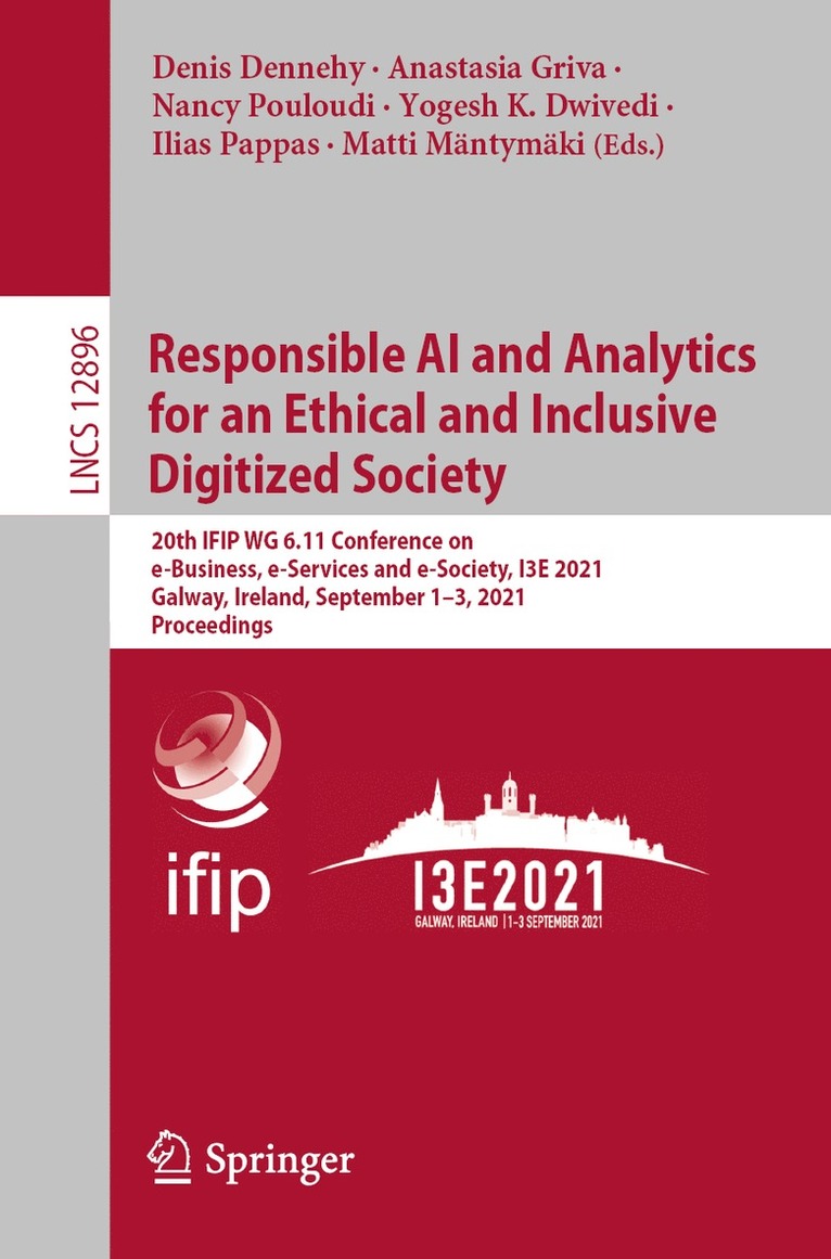 Responsible AI and Analytics for an Ethical and Inclusive Digitized Society 1