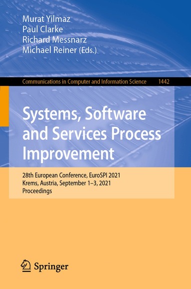 Murat Yilmaz, Paul Clarke, Richard Messnarz, Michael Reiner - Systems, Software and Services Process Improvement, Häftad