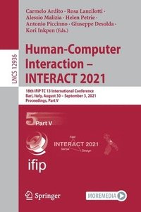 bokomslag Human-Computer Interaction  INTERACT 2021