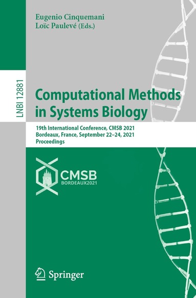 Eugenio Cinquemani, Loïc Paulevé - Computational Methods in Systems Biology, Häftad
