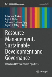 bokomslag Resource Management, Sustainable Development and Governance