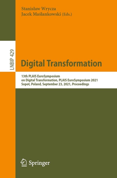 Stanisław Wrycza, Jacek Maślankowski - Digital Transformation, Häftad