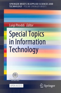 bokomslag Special Topics in Information Technology