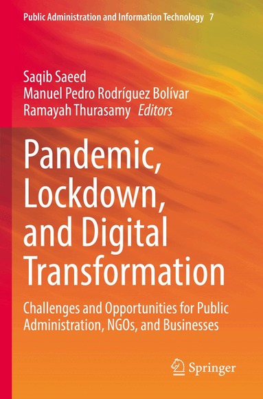 Saqib Saeed, Manuel Pedro Rodríguez Bolívar, Ramayah Thurasamy - Pandemic, Lockdown, and Digital Transformation, Häftad