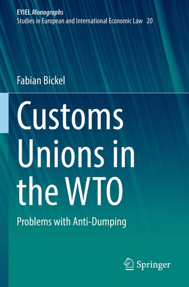 bokomslag Customs Unions in the WTO