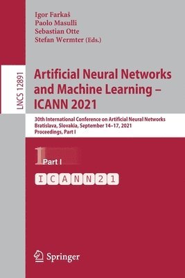 bokomslag Artificial Neural Networks and Machine Learning - ICANN 2021