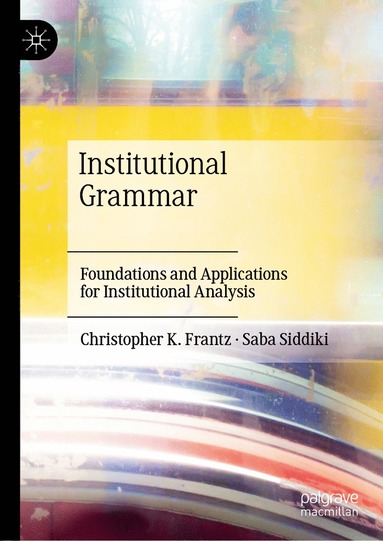 bokomslag Institutional Grammar