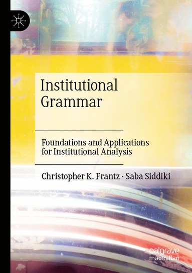 bokomslag Institutional Grammar