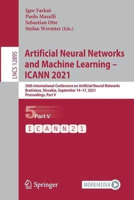 bokomslag Artificial Neural Networks and Machine Learning - ICANN 2021