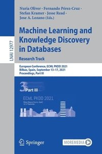 bokomslag Machine Learning and Knowledge Discovery in Databases. Research Track