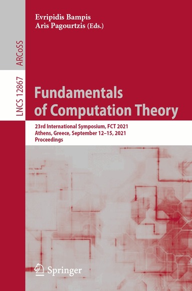 Evripidis Bampis, Aris Pagourtzis - Fundamentals of Computation Theory, Häftad