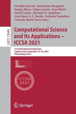 bokomslag Computational Science and Its Applications  ICCSA 2021