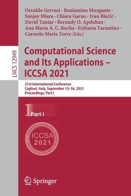 bokomslag Computational Science and Its Applications - ICCSA 2021