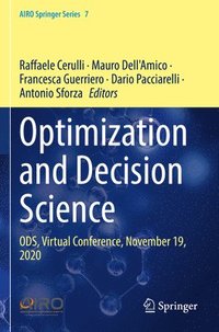 bokomslag Optimization and Decision Science