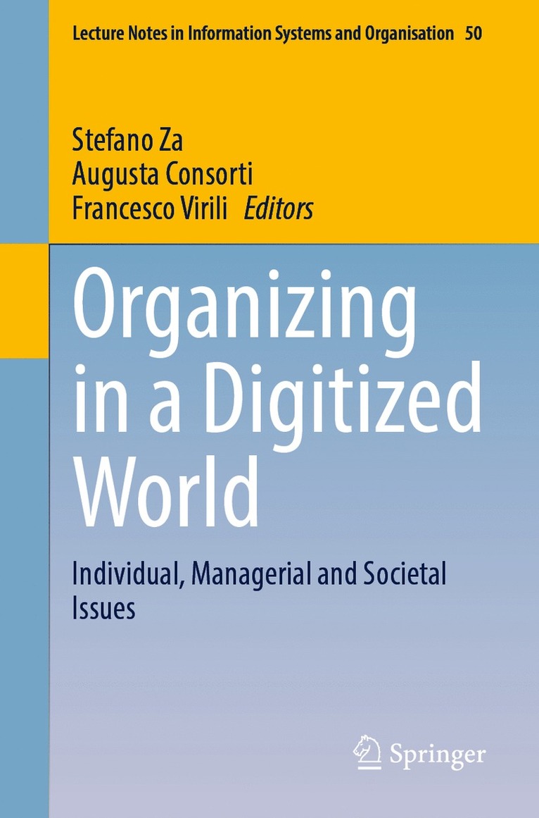 Stefano Za, Augusta Consorti, Francesco Virili - Organizing in a Digitized World, Häftad