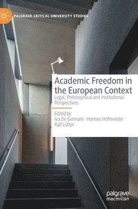 bokomslag Academic Freedom in the European Context