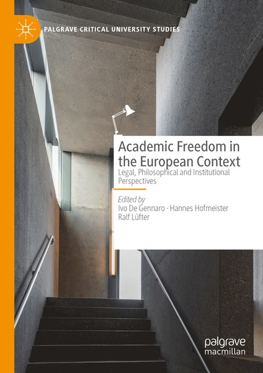 bokomslag Academic Freedom in the European Context