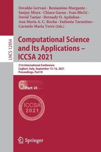 bokomslag Computational Science and Its Applications  ICCSA 2021