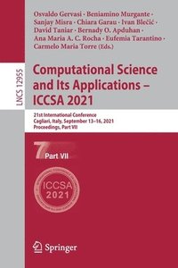 bokomslag Computational Science and Its Applications  ICCSA 2021