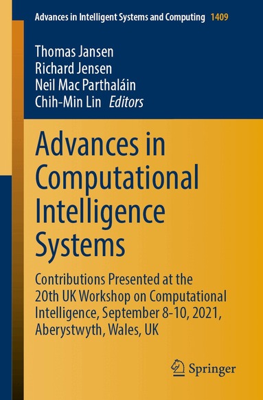 Thomas Jansen, Richard Jensen, Neil Mac Parthaláin, Chih-Min Lin - Advances in Computational Intelligence Systems, Häftad