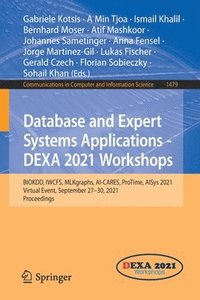 bokomslag Database and Expert Systems Applications - DEXA 2021 Workshops