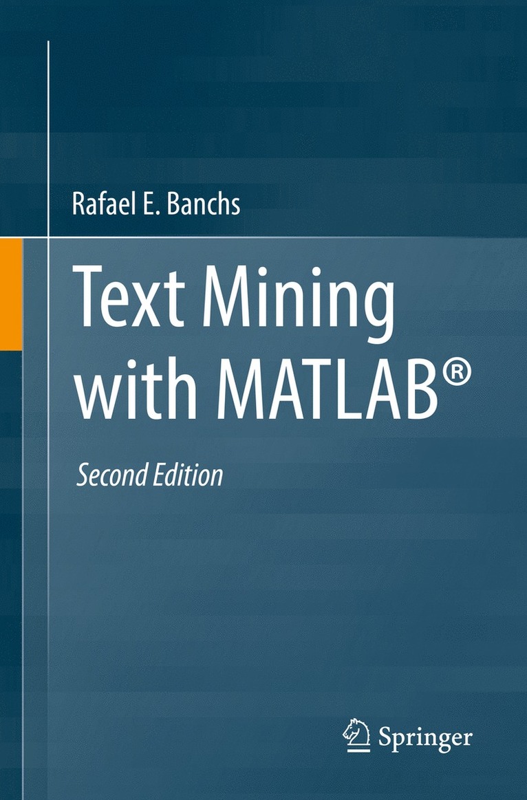 Rafael E. Banchs - Text Mining with MATLAB®, Häftad