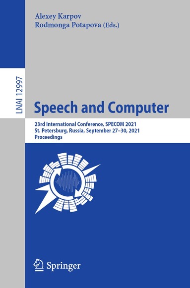 Alexey Karpov, Rodmonga Potapova - Speech and Computer, Häftad
