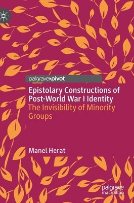 bokomslag Epistolary Constructions of Post-World War I Identity