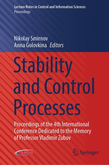 Nikolay Smirnov, Anna Golovkina - Stability and Control Processes, Inbunden