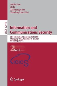 bokomslag Information and Communications Security