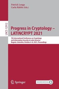 bokomslag Progress in Cryptology  LATINCRYPT 2021