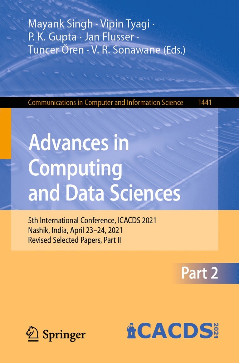 Advances in Computing and Data Sciences 1