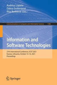 bokomslag Information and Software Technologies