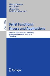 bokomslag Belief Functions: Theory and Applications