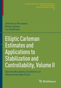 bokomslag Elliptic Carleman Estimates and Applications to Stabilization and Controllability, Volume II