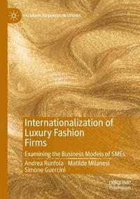 bokomslag Internationalization of Luxury Fashion Firms