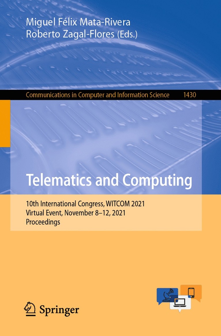 Miguel Félix Mata-Rivera, Roberto Zagal-Flores, Miguel Felix Mata-Rivera - Telematics and Computing, Häftad