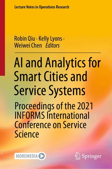 Robin Qiu, Kelly Lyons, Weiwei Chen - AI and Analytics for Smart Cities and Service Systems, Inbunden