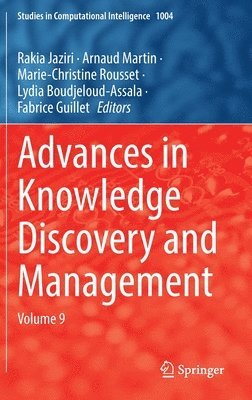 bokomslag Advances in Knowledge Discovery and Management