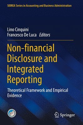 Non-financial Disclosure and Integrated Reporting 1