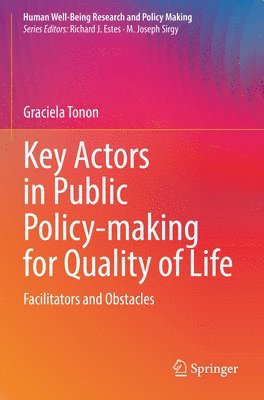 bokomslag Key Actors in Public Policy-making for Quality of Life