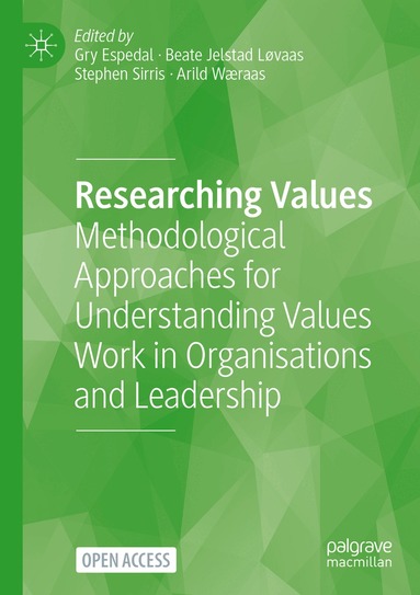 Gry Espedal, Beate Jelstad Løvaas, Stephen Sirris, Arild Wæraas - Researching Values, Häftad