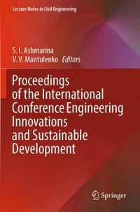 bokomslag Proceedings of the International Conference Engineering Innovations and Sustainable Development