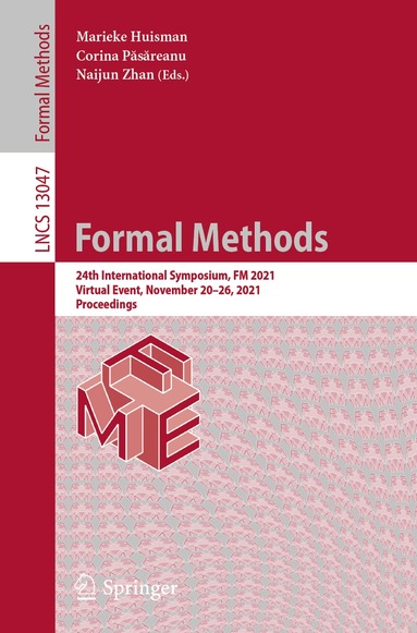 Marieke Huisman, Corina Păsăreanu, Naijun Zhan - Formal Methods, Häftad