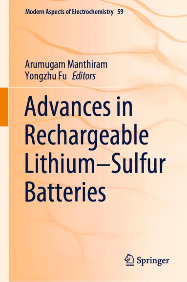 Arumugam Manthiram, Yongzhu Fu - Advances in Rechargeable Lithium–Sulfur Batteries, Inbunden