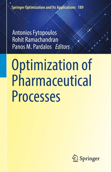 bokomslag Optimization of Pharmaceutical Processes