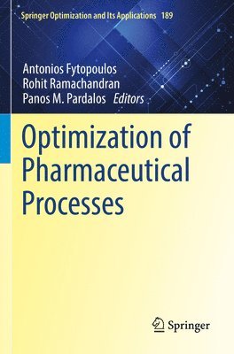 bokomslag Optimization of Pharmaceutical Processes