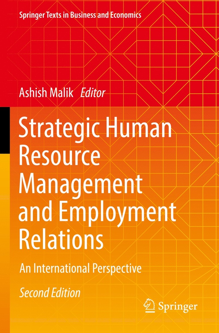 Ashish Malik - Strategic Human Resource Management and Employment Relations, Häftad