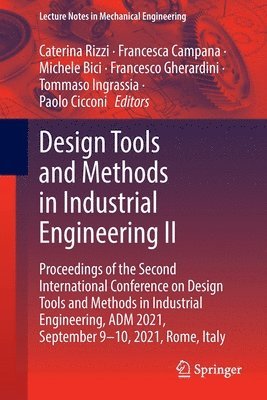 Design Tools and Methods in Industrial Engineering II 1