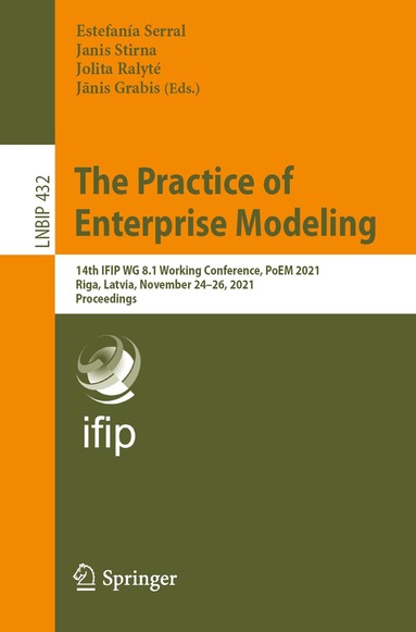 Estefanía Serral, Janis Stirna, Jolita Ralyté, Jānis Grabis - Practice of Enterprise Modeling, Häftad